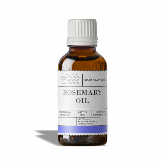 Soap Craft Co | Rosemary Oil | For Personal Uses and Cosmetic Application | Available Sizes 10ml, 30ml, 50ml & 100ml